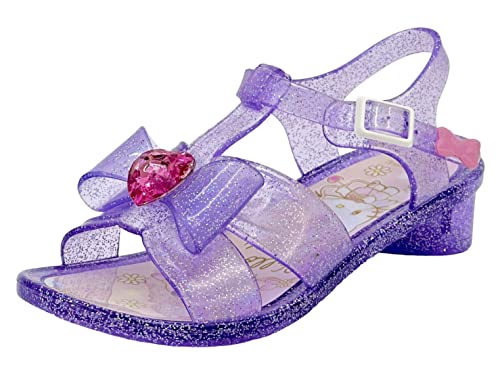Sanrio SA9007 Kids Girls Sandals, Clear, Glass