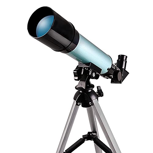 Telescopio astronómico refractor con 90x aumento y 2 oculares miniatura 4
