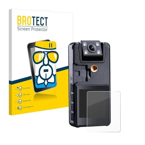 brotect Glass Screen Protector Film for Hoestr Body Camera - Glass-Foil 9H Protection [Scratch Resistant, High Clarity]