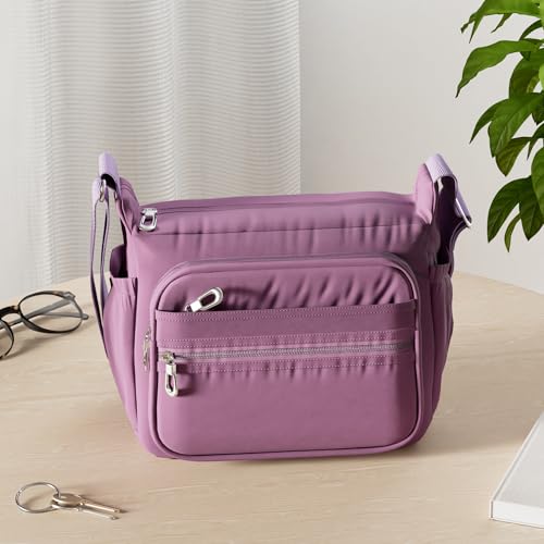 Image of NOTAG Crossbody Bag for Women Waterproof Shoulder Bag Messenger Bag Casual Nylon Purse Handbag