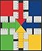 Parchisi Board: Notebook: College-Ruled, 7.5 x 9.25, 100 Pages, For kids, teens, and adults (Notebooks)