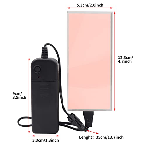 Image of [3 Modes] jose2015 12X5CM Electroluminescent EL Panel Light White,3V Flexible EL Panel Decorations Lights for Cosplay /Party /Decorate Light /Car /Advertising(with Battery Inverter)