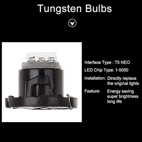 Image of cciyu 6 Pack T4.7 Neo Wedge 5050 Led Replacement fit for A /C Bulbs Lamp Light (green)