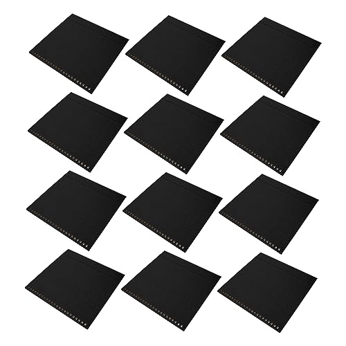 Angoily 12pcs Desktop Calendar Stand Iridescent Base for Custom Desk Calendars Elegant Tabletop Decoration for Home Office