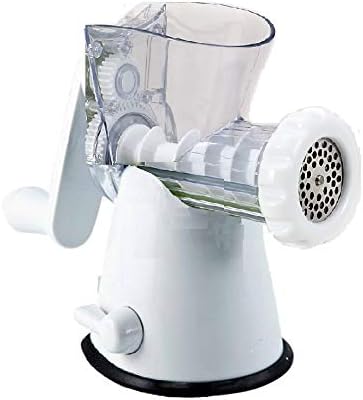 KONSTAR Plastic Manual Meat Mincer, White