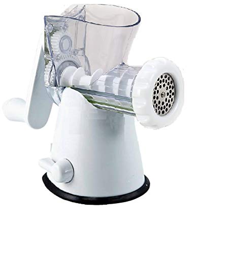 KONSTAR Plastic Manual Meat Mincer, White