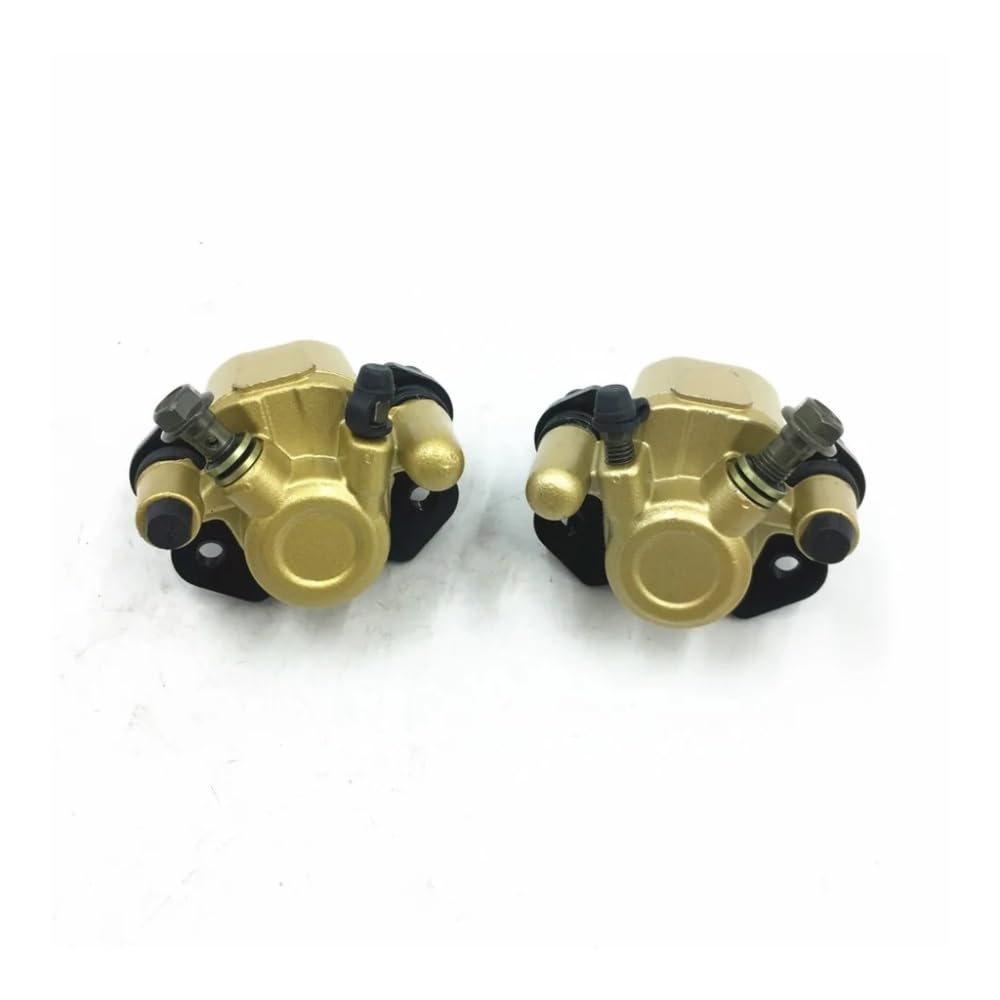 Étrier de frein double pistons doré compatible 50cc et 110cc 150cc