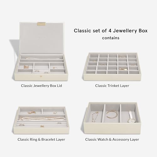 Perles métalliques classiques Stackers lot de 4 composants pour bracelet et collier DIY - 4
