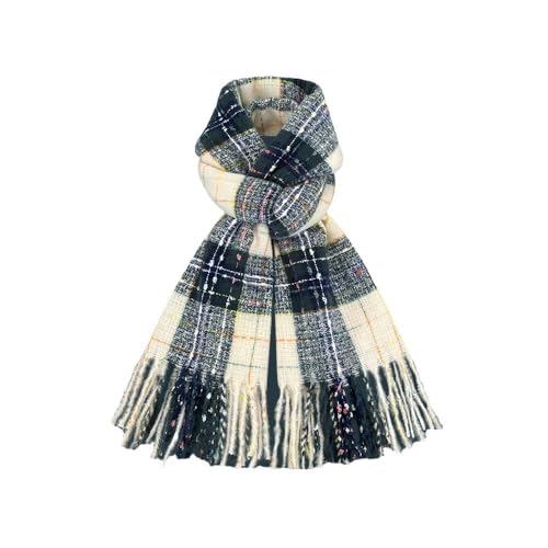 Image of Alexvyan Winter Warm Stoles Shawls Long Checked Scarves Woolen Casual Scarf Soft Wrap for Casual Formal Occassions- 200CM*70CM for Women & Girls