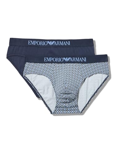 Emporio Armani mens Men's Classic Pattern Mix 2-pack Brief