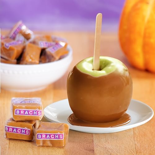 Brach’s Milk Maid Caramels, Individually Wrapped Candy, 10oz Bag