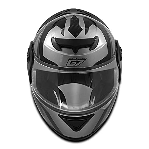 Capacete Evolution G7 Pro Tork Start Fundo Prata Tam.60 Cinza