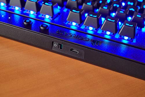 Corsair K63 Wireless Tastiera Meccanica Gaming, Cherry MX Red, Retroilluminato LED Blu, Italiano QWERTY, Nero