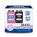 Produktbild MeetRGB Wiederaufbereitet für Druckerpatronen HP 304 XL 304XL Patronen Multipack für HP Envy 5030 5010 5020 5032 für Deskjet 2630 2620 2622 2632 2633 3720 3730 3735 3750 3760 3762 3764 Schwarz Farbe