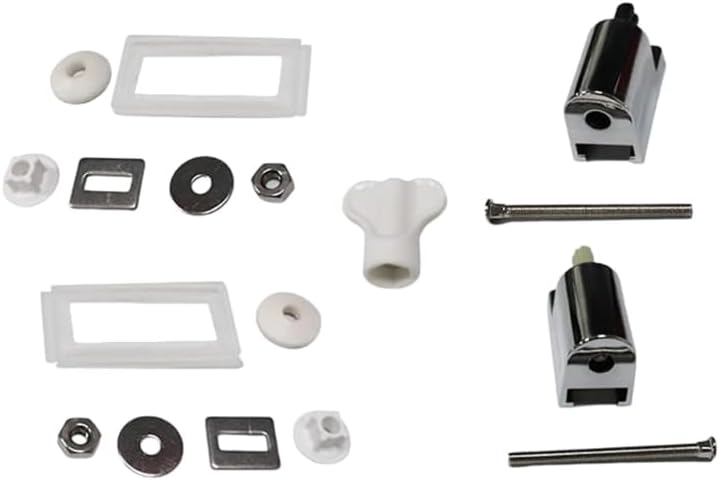 Universal Toilet Seat Attachment Toilet Seat Accessories Soft Close Mechanism Toilet Seat Hinges Replacement Hinges