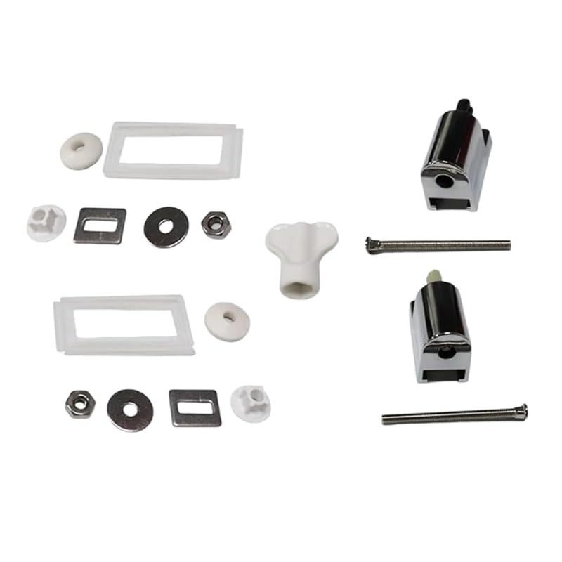 Universal Soft Close Toilet Seat Hinges - Self Closing Attachment Replacement Kit