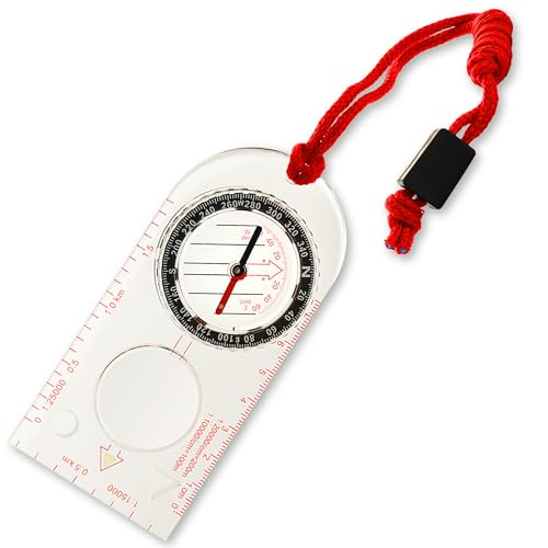 Brújula M-Tac base de placa rellena de líquido luminosa miniatura 1