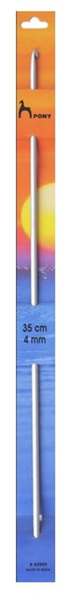 Pony Double Ended Tunisian Crochet Hooks, Aluminium, Multi-Colour, 4mm