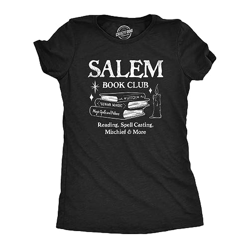 T-shirt femme Salem Book Club idéal pour vos soirées lecture cocooning