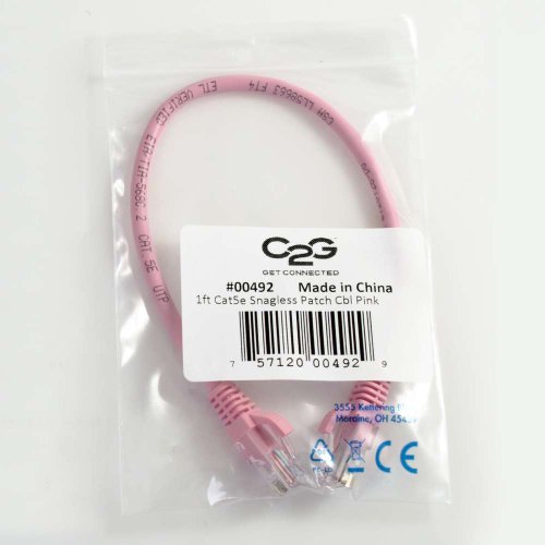 Image of C2G /Cables to Go 00482 Cat5e Snagless Unshielded (UTP) Network Patch Cable