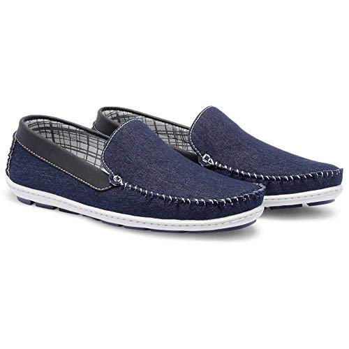 Kit 3 Pares Mocassim Masculino Solado Costurado Leve Cor:;Tamanho:44