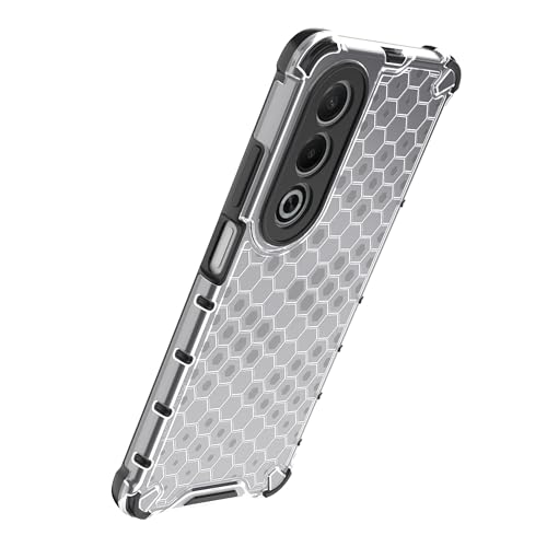 Image of Glasgow Back Case Cover Compatible with [ Oppo K12x 5G ] (Stylish Design) - Transparent