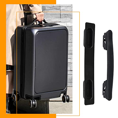 Image of Black Plastic Handle Flexible Spare Strap Handle Grip Replacement for Suitcase Luggage Case (B116)