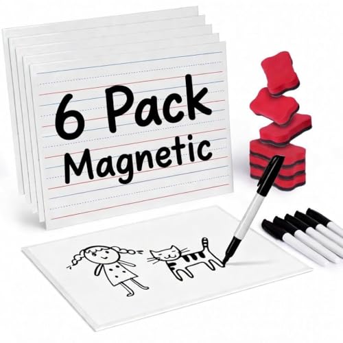 GAMENOTE 6-Pack Dry Erase Lap Boards 9x12