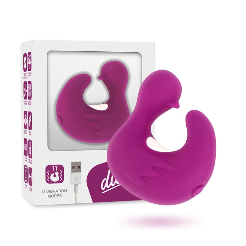 COVERME - DÉ À DÉS À CANARD RECHARGEABLE EN SILICONE STIMULANT DUCKYMANIA -