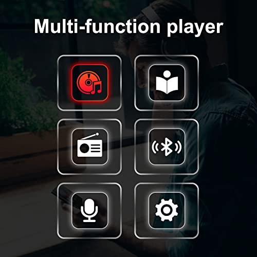 64Gb Mp3 Player With Bluetooth 5.2 Mp3 & Mp4 Player Portable Music Player Built-In Hd Speakers With Fm Radio, Voice Recorder, Kids Mp3 Player With 2.8" Screen, #TOP1