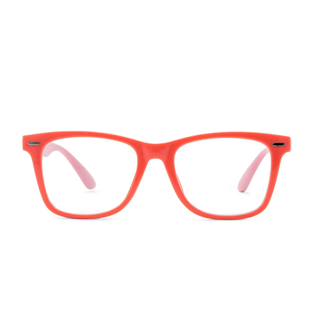 Intellilens Computer Glasses for Eye Protection | Reading Glasses | Blue Light Blocking Glasses Spectacles | Blue Cut Glasses for Kids | UV Protection Glasses for Kids | Zero Power | Wayfarer | Red (B0BDMPK5N5) Amazon Price History, Amazon Price Tracker