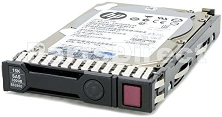 HP 652625-002 300GB 2.5" 15K RPM 32MB 6Gbps SAS Hard Drive (Renewed)