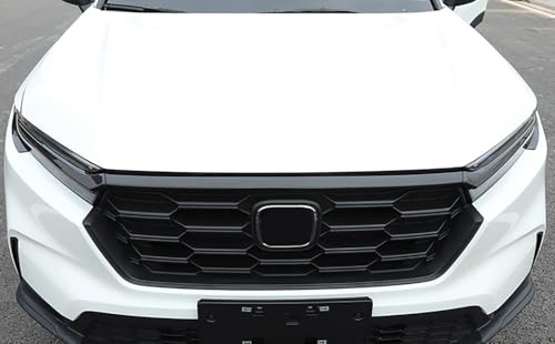 Image of Car Accessories Exterior Front Bumper Engine Lid Grill Grille cover Trim Compatible with Honda CR-V CRV 2023 2024 2025 2026 (Glossy Black) 3PCS ABS