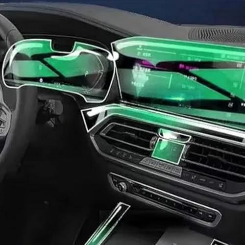 Película protectora pantalla consola central coche BMW X5 antiarañazo