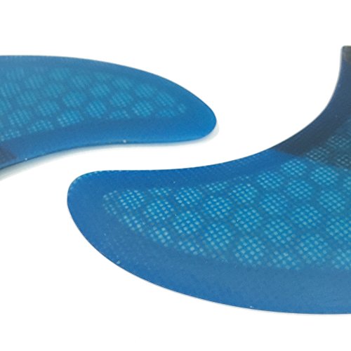 image for UPSURF Surboard Fins FCS G5 Medium Size Fin Tri fin Blue Color, Blue G