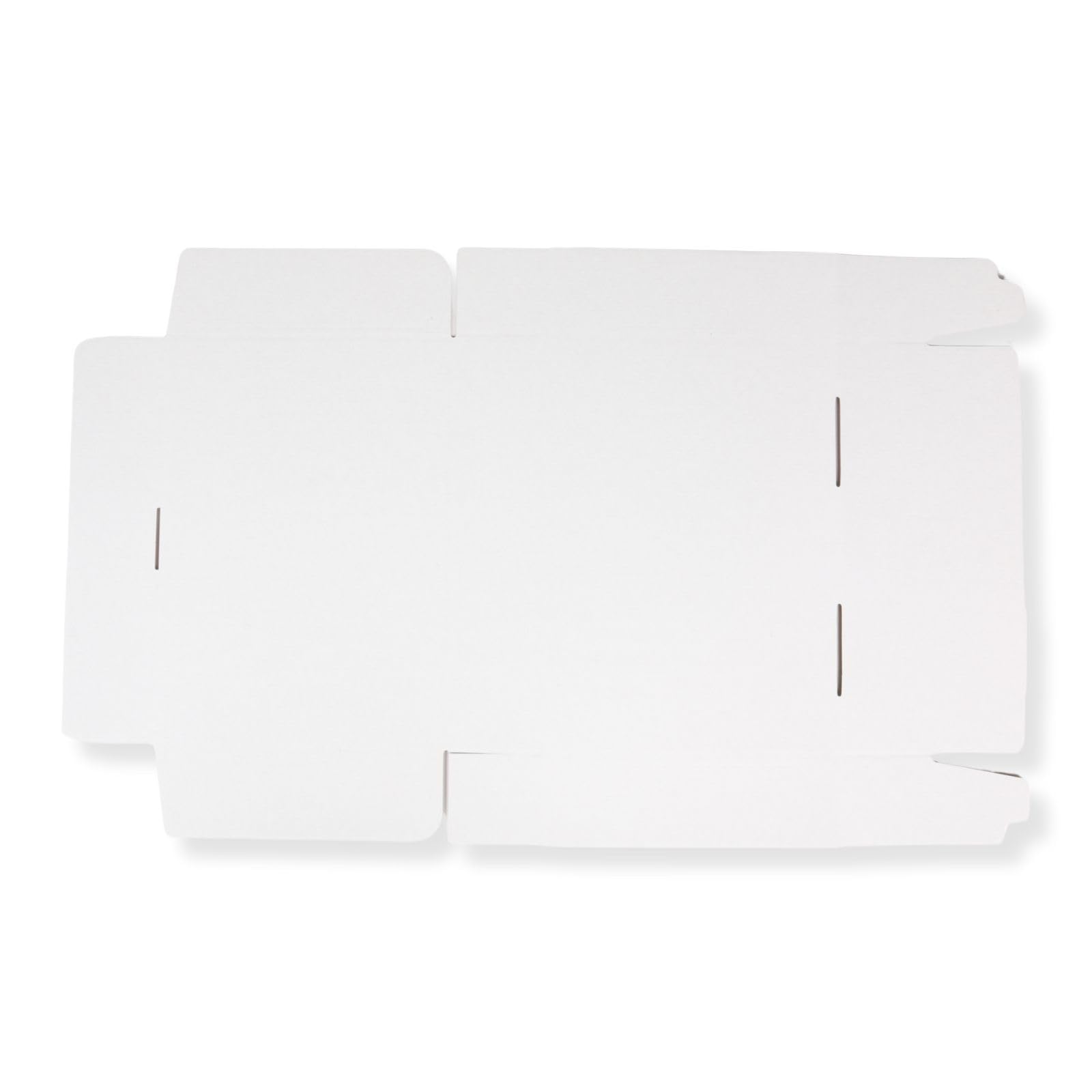Karton 350 x 250 x 80 mm mit Seitenverschluss (200 Stück), DHL Kleinpaket, Versandkarton, Faltkarton, Schachtel, weiß