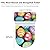 Hechitok Colored Easter Eggs 2PCS Toilet Seat Covers with Toilet Tank Lid Covers, Toilet Tank Covers Replacement Elongated Toilet Seat Covers Set for Easter Decor