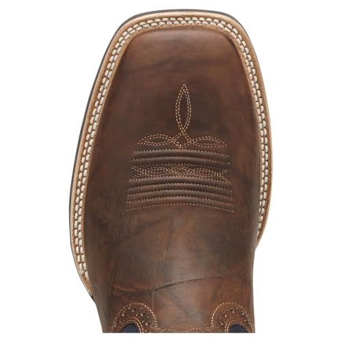 Ariat Mens Tycoon Embroidered Square Toe Casual Boots Mid Calf - Blue, Brown4