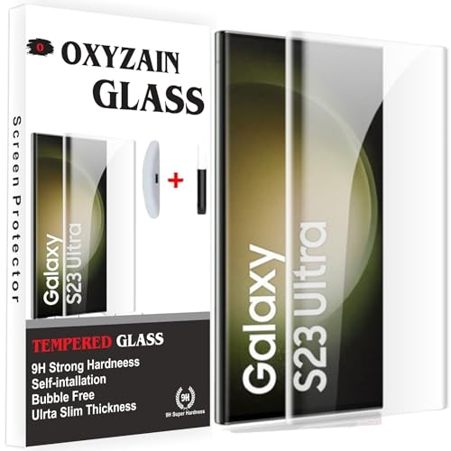 Image of Premium Tempered Glass Screen Protector For Samsung Galaxy S23 Ultra | UV Tempered Screen Guard For Galaxy S23 Ultra - 9H Hardness /HD /Fingerprint Working (PACK OF 1)