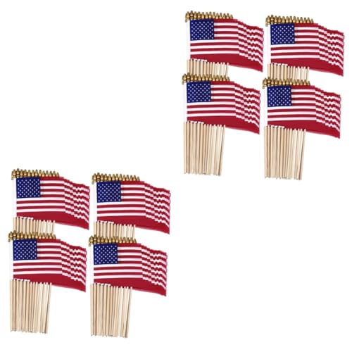 Drapeaux à main avec mât VICASKY indispensables pour animer vos défilés et parades - 2