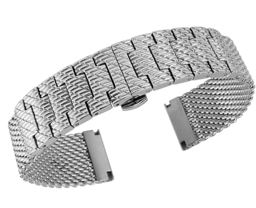 Maille de montre acier inoxydable réglable pour Citizen JY8037 résistant boucle papillon