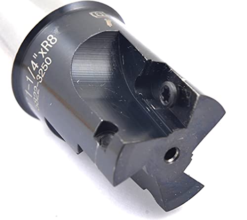 Image of HHIP 5822-3250 90 Degree R8 Indexable End /Face Mill, 1-1 /4 inch