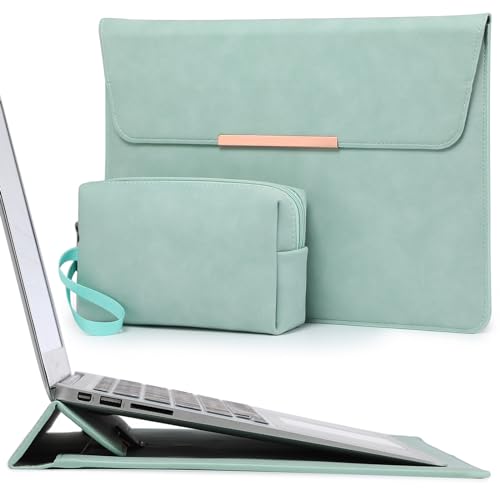 HYZUO 13 Inch Laptop Sleeve Case with Stand for MacBook Air 13 M5 A3449 M4 M3 M2 M1 2026-2018, 13" MacBook Neo 2026 A3404