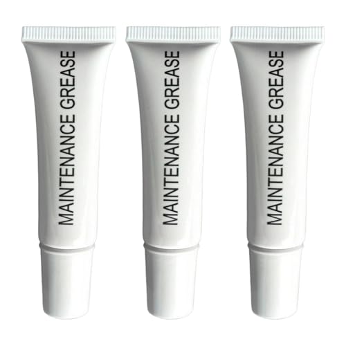 Grasa lubricante de silicona - Grasa lubricante para fontaneros de 3 piezas | Grasa lubricante de silicona para fontaneros de 10 ml | Grasa de silicona para tubos flexibles, lubricante multifuncional