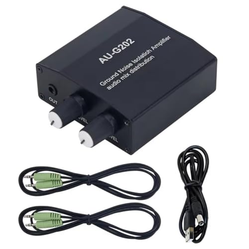 Audio Mixer AU-G202 commutateur isolateur de boucle 2 entrées sorties pour console NS PS PC
