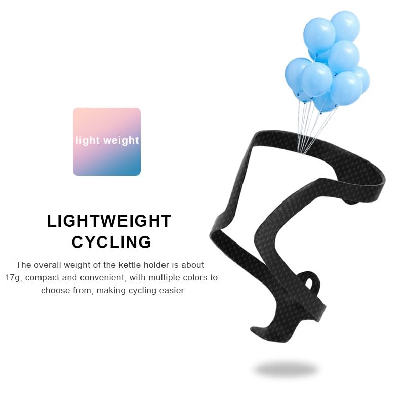 Flaschenhalter Fahrrad Fahrrad-Flaschenhalter, 3K Vollcarbon, Ultraleicht, Flaschenhalter for Rennräder, Mattschwarz, MTB-Getränkeregal, Fahrradzubehör Fahrrad Flaschenhalter(Matte 2PCS)