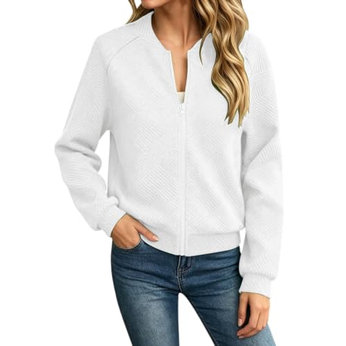Veste en maille zippée femmes avec manches raglan et coupe confort sport