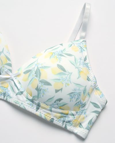 Rene Rofe Girls' Training Bra - 3 Pack Padded Wire-Free A-Cup Girls Sports Bra Cami - Breathable Training Bras for Girls4