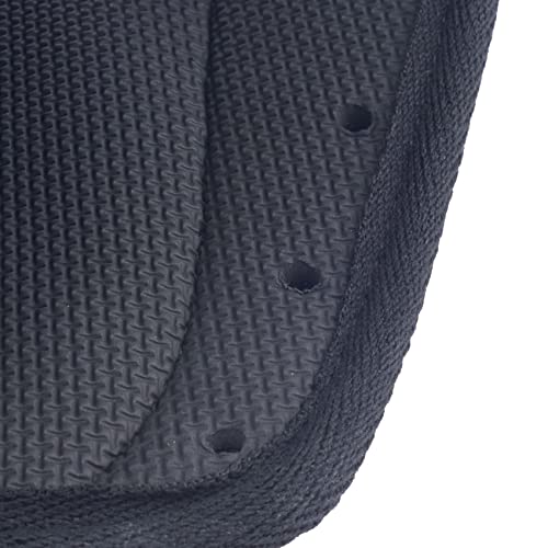 1 Suit Of Rifle Cheek Rest Pad With Gun Sling, Leather & Canvas Buttstock With Straps (Black With Swivels) #TOP4