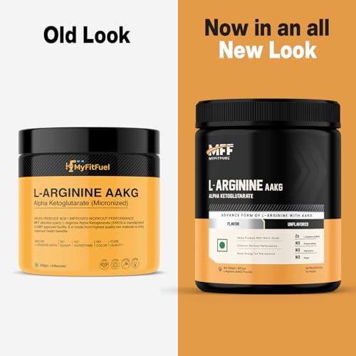 Image of MyFitFuel L Arginine Alpha-Ketoglutarate (AAKG) Pre Workout Powder | 200gm (Unflavoured)